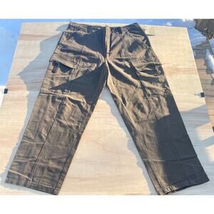 VINTAGE MARITHE FRANCOIS GIRBAUD Quarry Pants Cotton Men's Mocha 42X33 HONG KONG